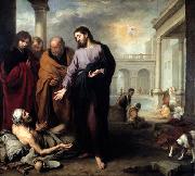 Bartolome Esteban Murillo Christ healing the Paralytic at the Pool of Bethesda oil painting